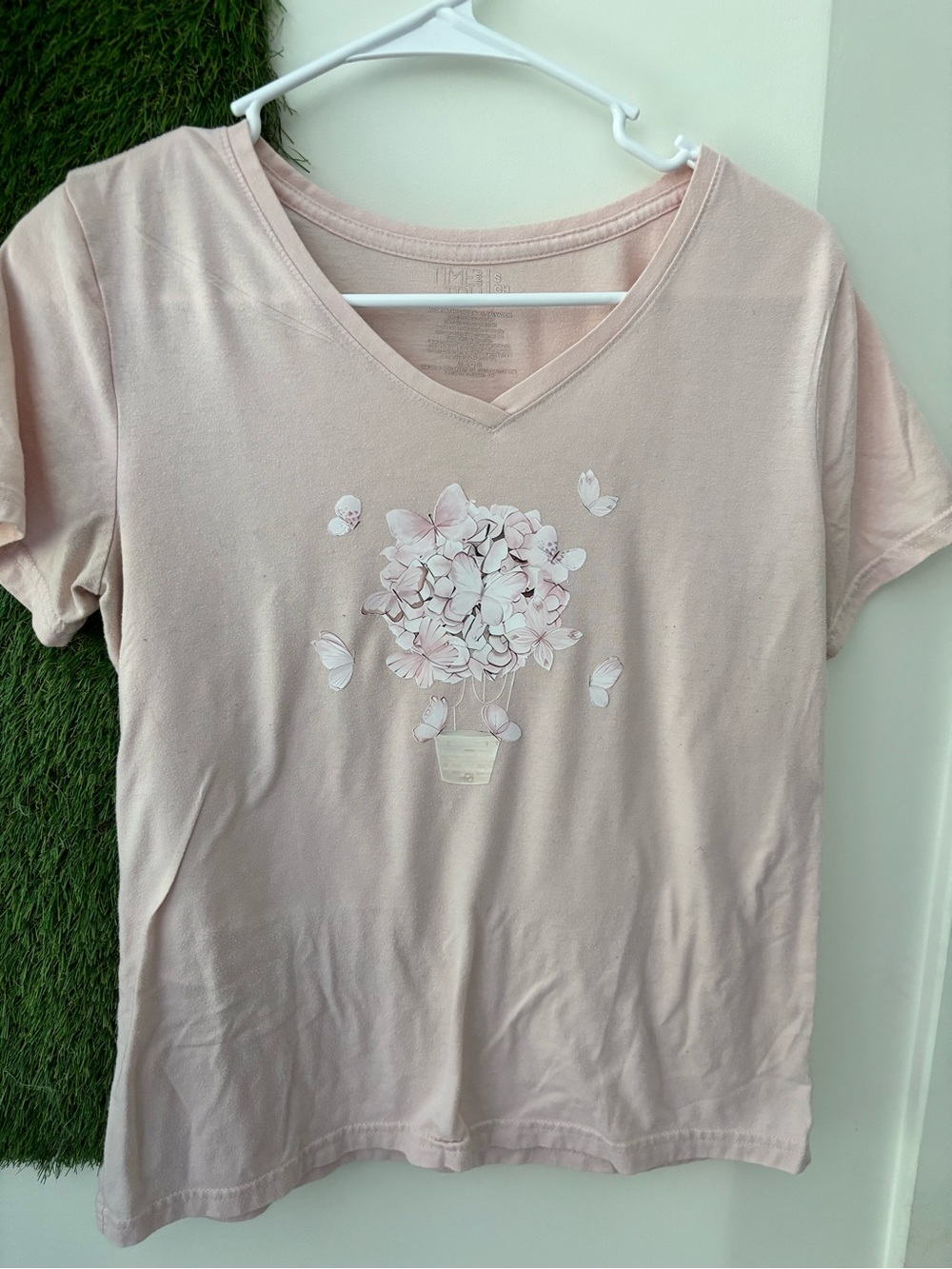 Butterfly Tshirt upcycled